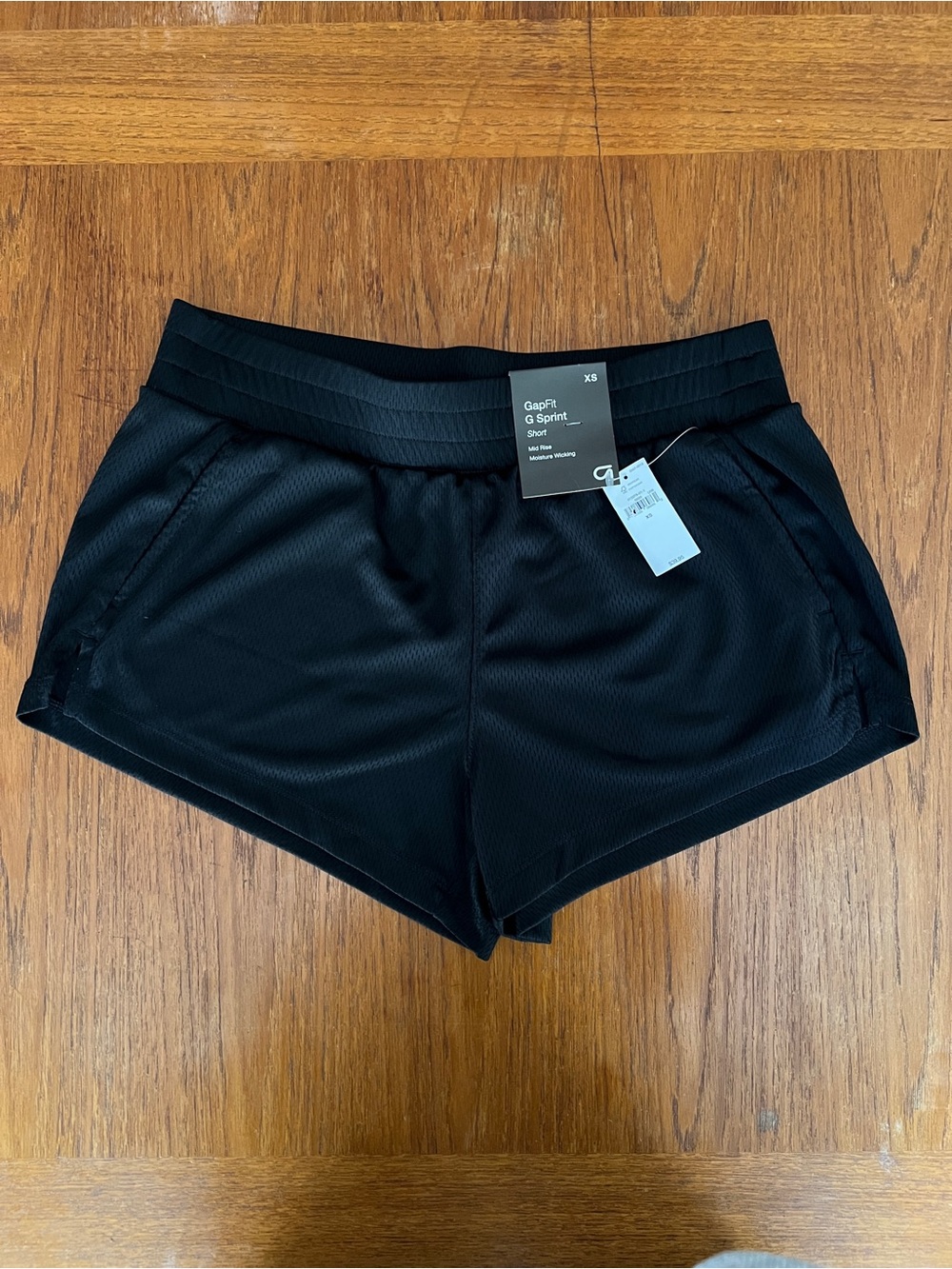 NWT Women’s GapFit Mesh Running Shorts; XS; Black (selling both pairs together)